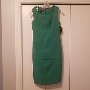 Green mini dress